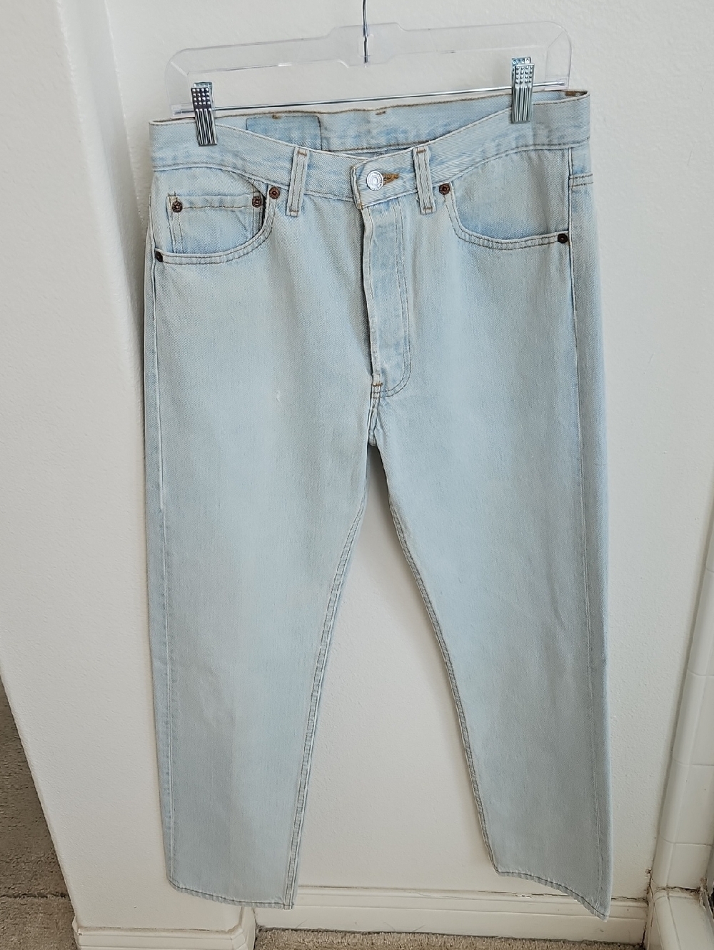 Levi's 501 Original Fit Men's Vintage Jeans 33x30 - Picture 3 of 12